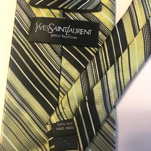 Men’s Necktie Yves Saint Laurant handmade silk
